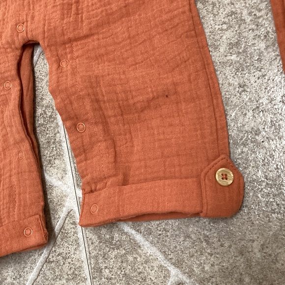 Sunshine Cotton Gauze Overall and Tee - Picture 5 of 5